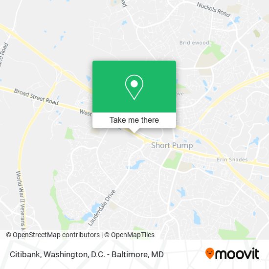 Citibank map