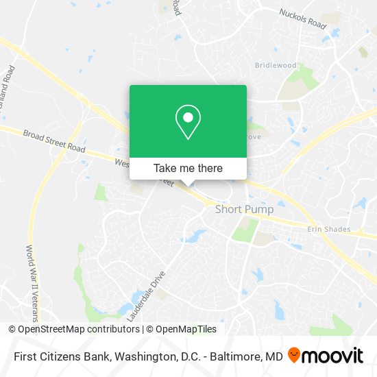 First Citizens Bank map