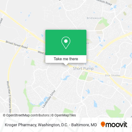 Kroger Pharmacy map