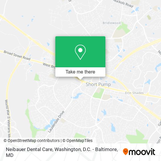 Neibauer Dental Care map