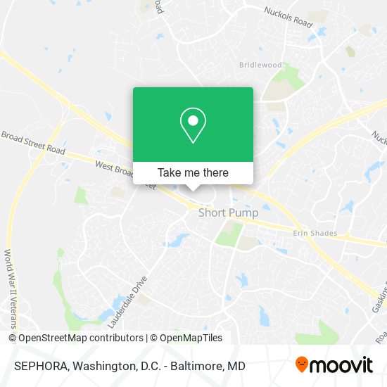 SEPHORA map