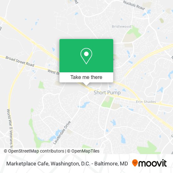 Marketplace Cafe map