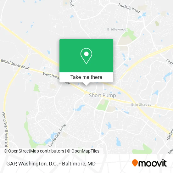 GAP map