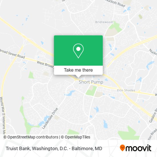 Truist Bank map
