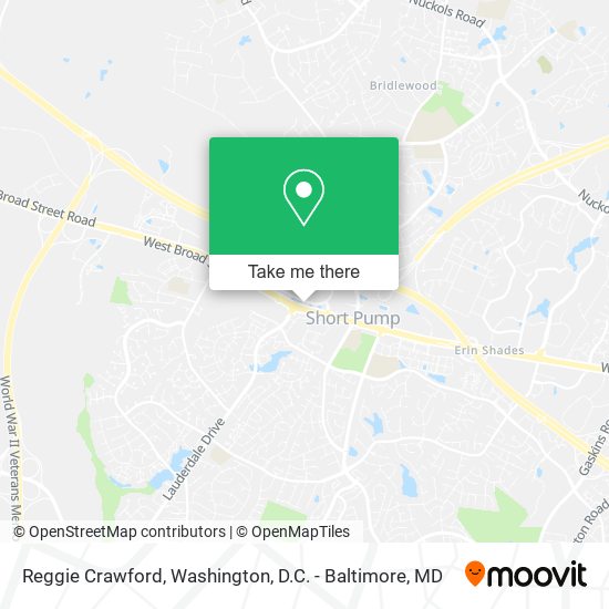 Reggie Crawford map