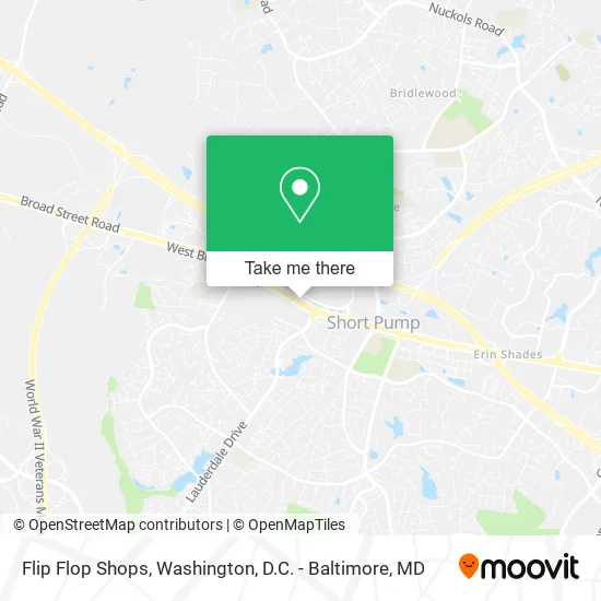 Flip Flop Shops map