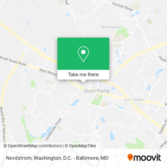 Mapa de Nordstrom