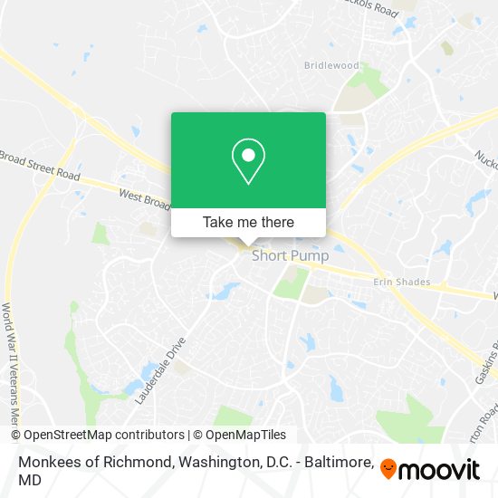 Mapa de Monkees of Richmond
