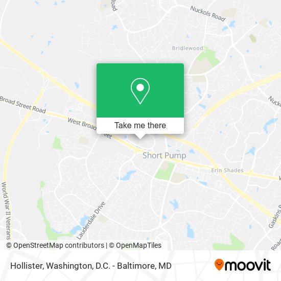 Hollister map