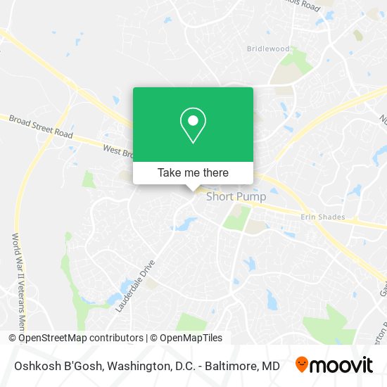 Mapa de Oshkosh B'Gosh