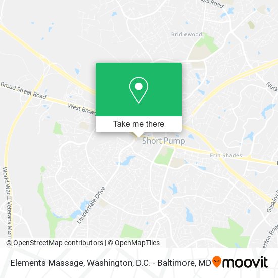 Elements Massage map