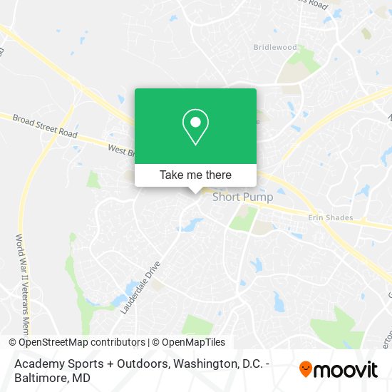Academy Sports + Outdoors map