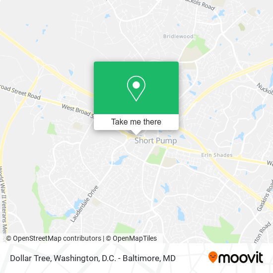 Mapa de Dollar Tree