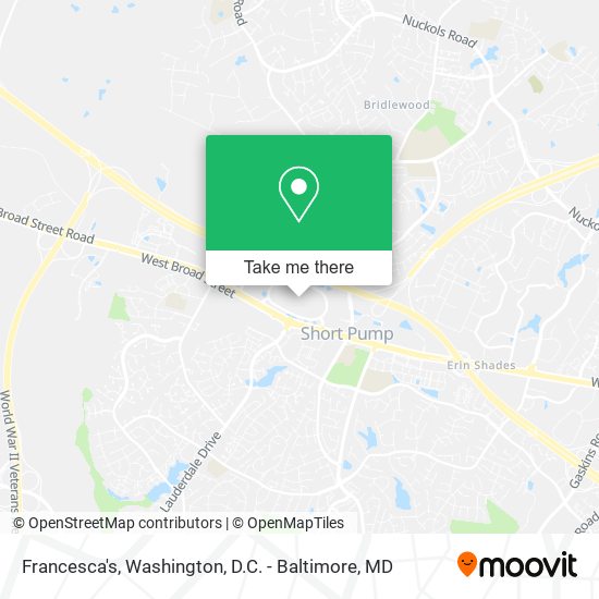 Francesca's map