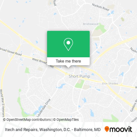 Mapa de Itech and Repairs