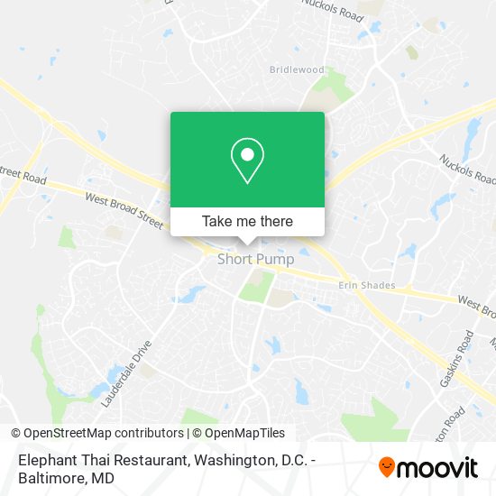 Elephant Thai Restaurant map