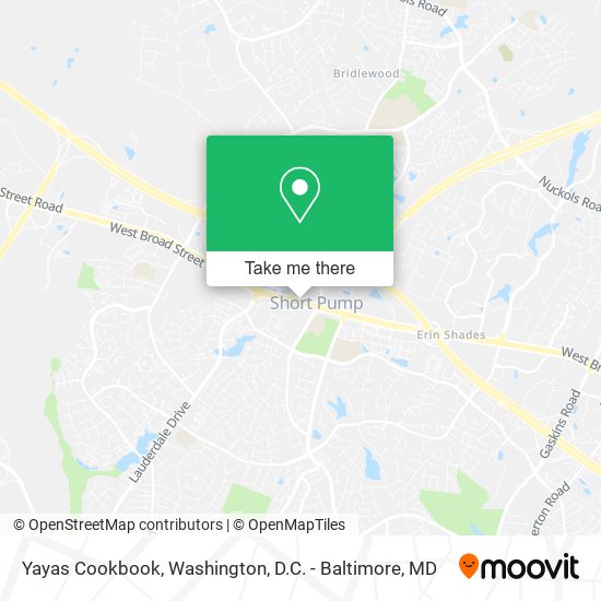 Yayas Cookbook map