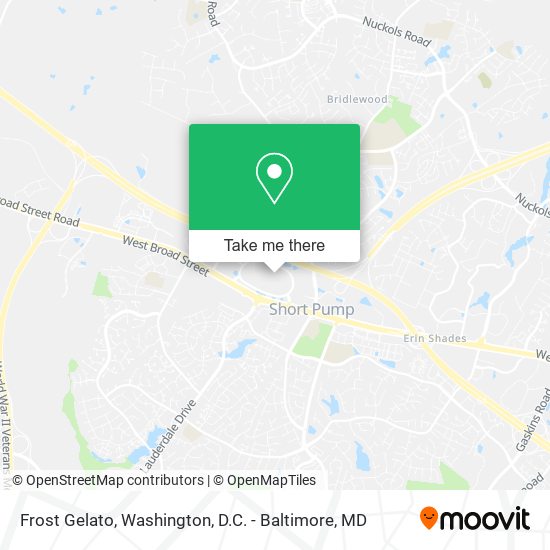 Mapa de Frost Gelato