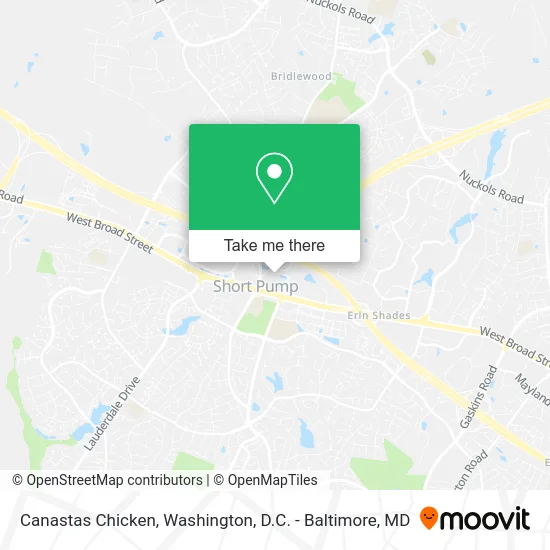 Canastas Chicken map