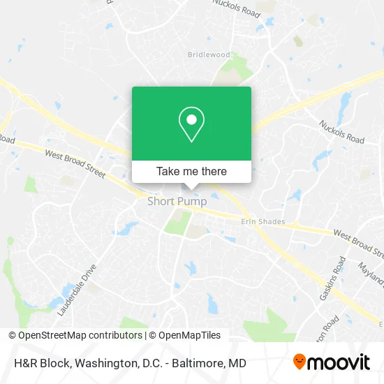 H&R Block map
