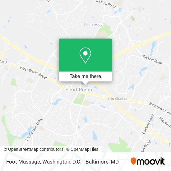 Foot Massage map