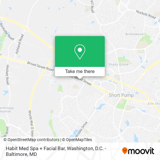 Mapa de Habit Med Spa + Facial Bar