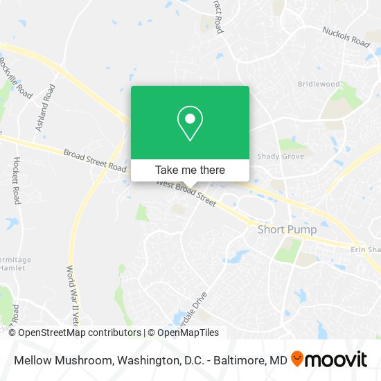 Mellow Mushroom map
