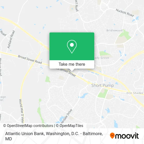 Atlantic Union Bank map