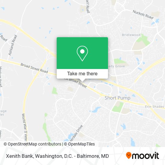 Xenith Bank map