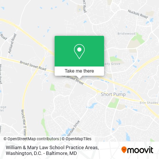 Mapa de William & Mary Law School Practice Areas