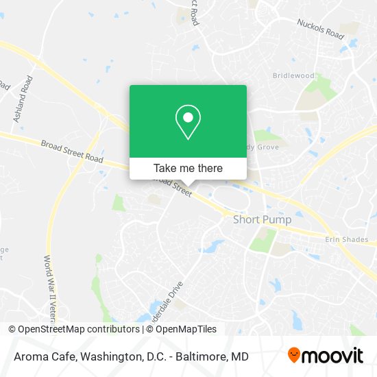 Aroma Cafe map