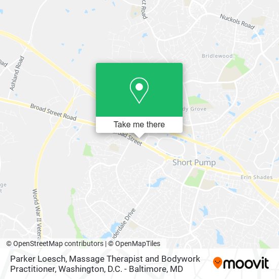 Parker Loesch, Massage Therapist and Bodywork Practitioner map