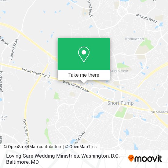 Mapa de Loving Care Wedding Ministries