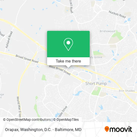 Orapax map