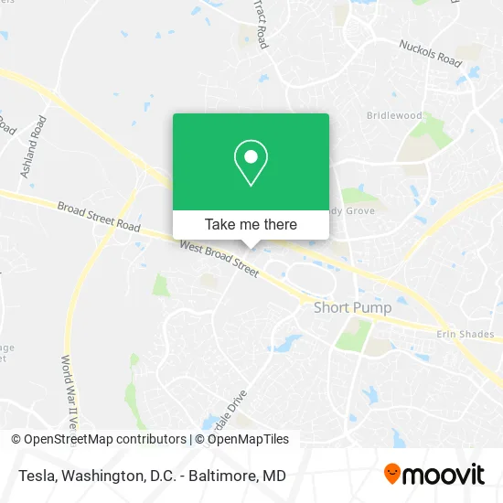 Tesla map