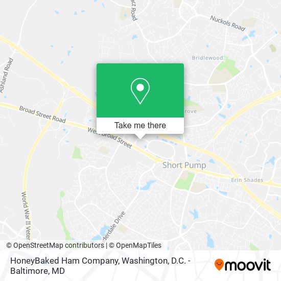 Mapa de HoneyBaked Ham Company
