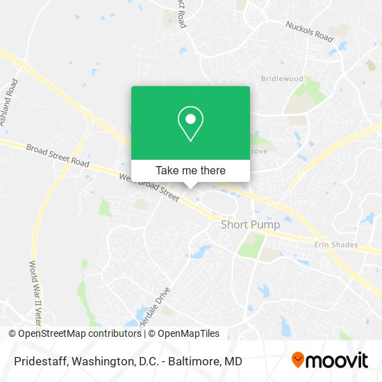 Pridestaff map
