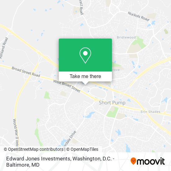 Mapa de Edward Jones Investments