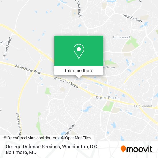Omega Defense Services map