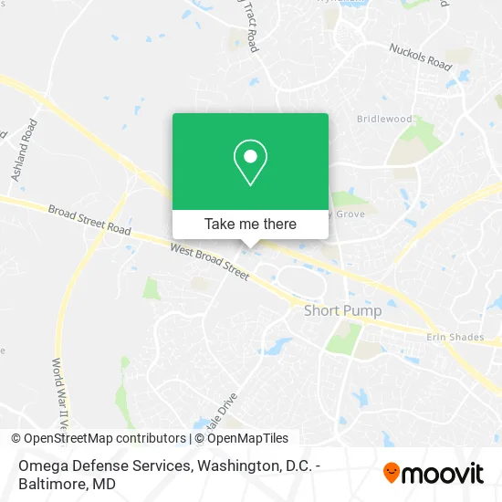 Omega Defense Services map
