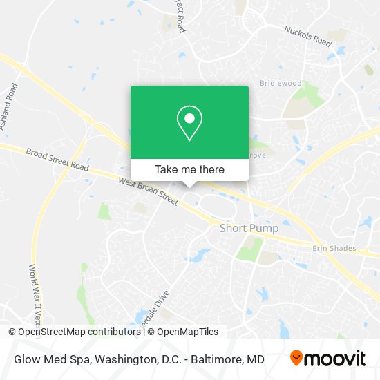 Mapa de Glow Med Spa