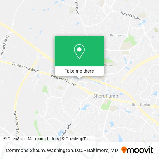 Commons Shaum map