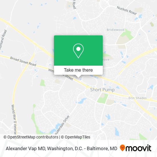Alexander Vap MD map