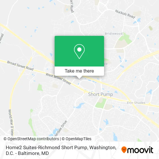 Home2 Suites-Richmond Short Pump map