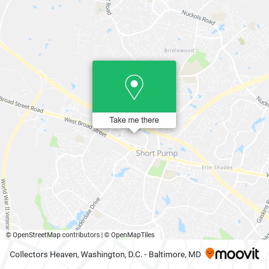 Collectors Heaven map