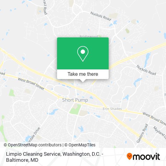 Limpio Cleaning Service map