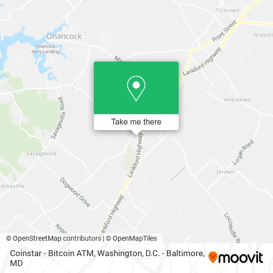 Coinstar - Bitcoin ATM map