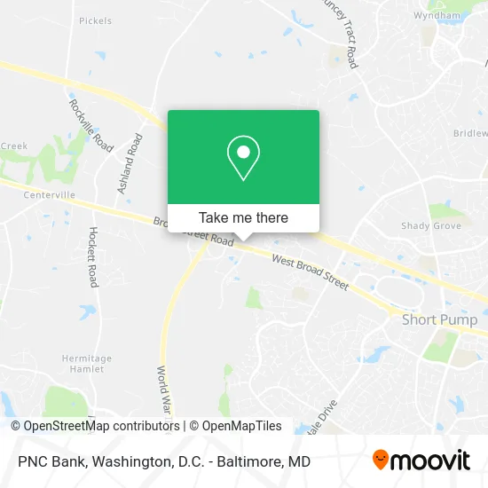 PNC Bank map