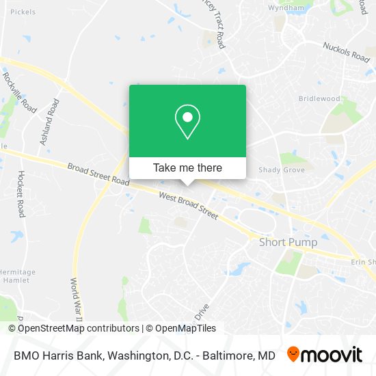BMO Harris Bank map