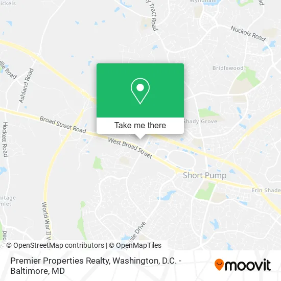 Premier Properties Realty map